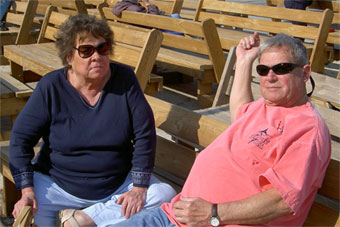 Janet Axtell Burnett and husband George