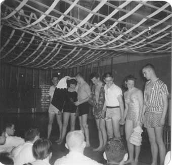 Optimi fashion show dance in May, 1958
